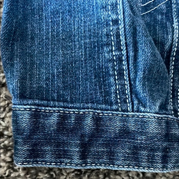 Justice Blue Ombre Denim Vest - Picture 4 of 11